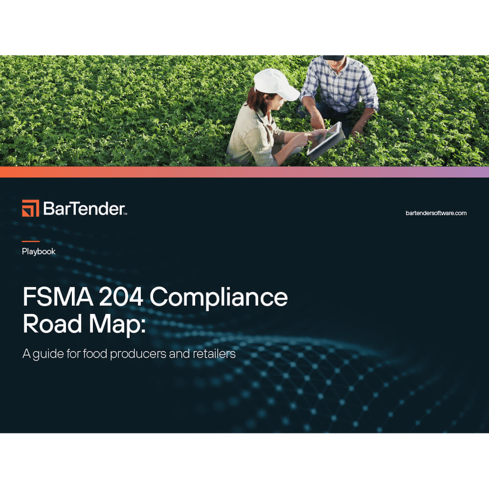 Fsma Compost FSMA 204 Compliance Road Map | BarTender Software