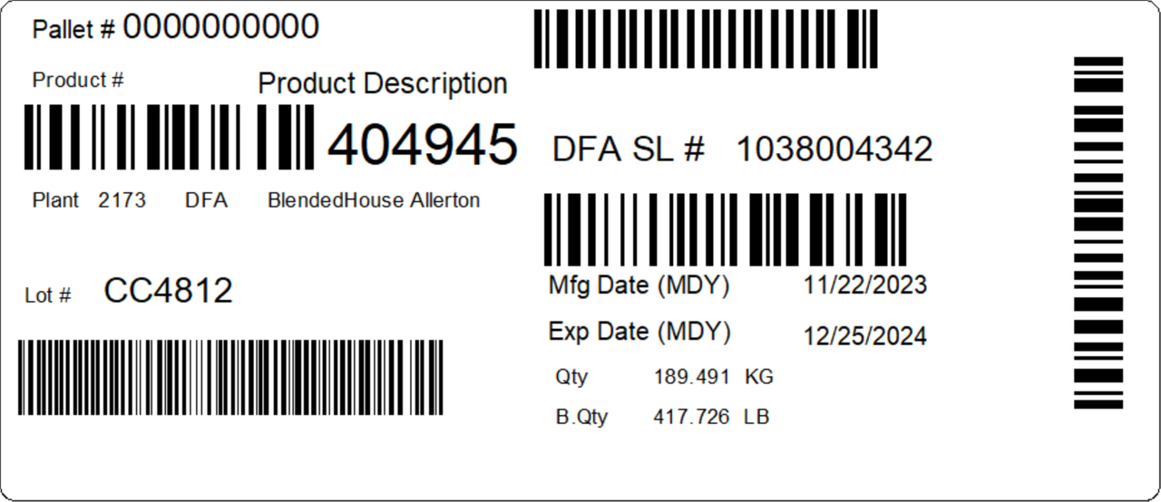 Pallet Label Ribbons Fill out this form and start downloading | BarTender Software